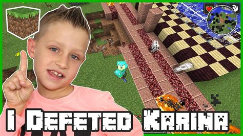 karina and ronald play minecraft